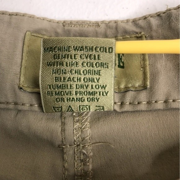 Rustic Ridge Fishing Hiking Outdoor Cargo Pocket Flat Front Tan Shorts Men Large - Picture 8 of 12